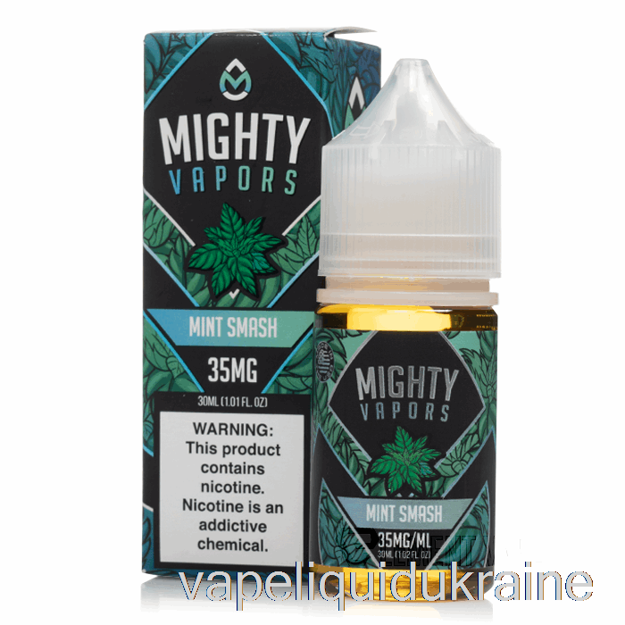 Vape Liquid Ukraine Mint Smash - Mighty Salts - 30mL 50mg